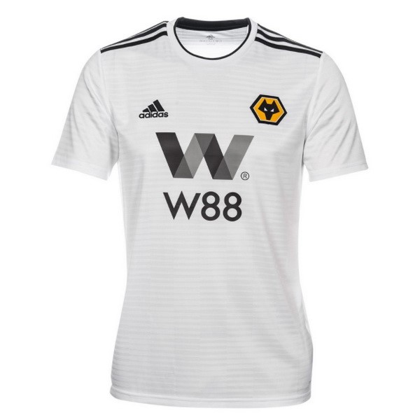 Camiseta Wolves Segunda equipo 2018-19 Blanco